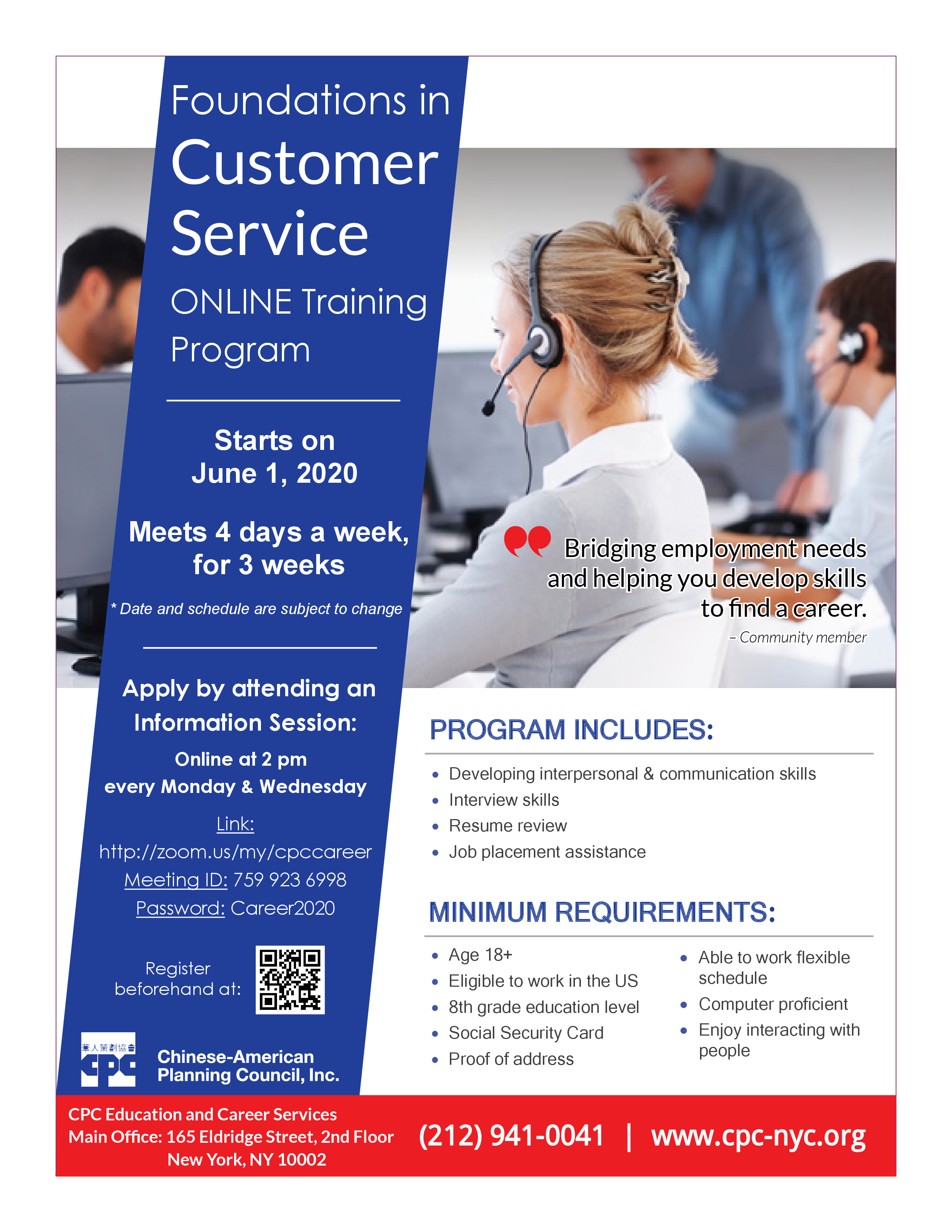 Free job training programs online